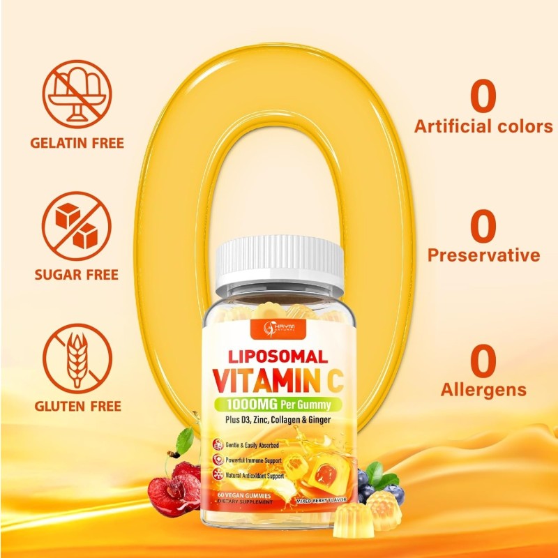 Vitamin C Gummies Manufacturer - OEM Liposome Immune Support