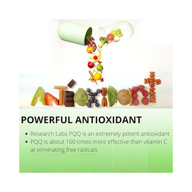 PQQ Capsules Factory - OEM 20mg Ultra Pure Brain Health Support