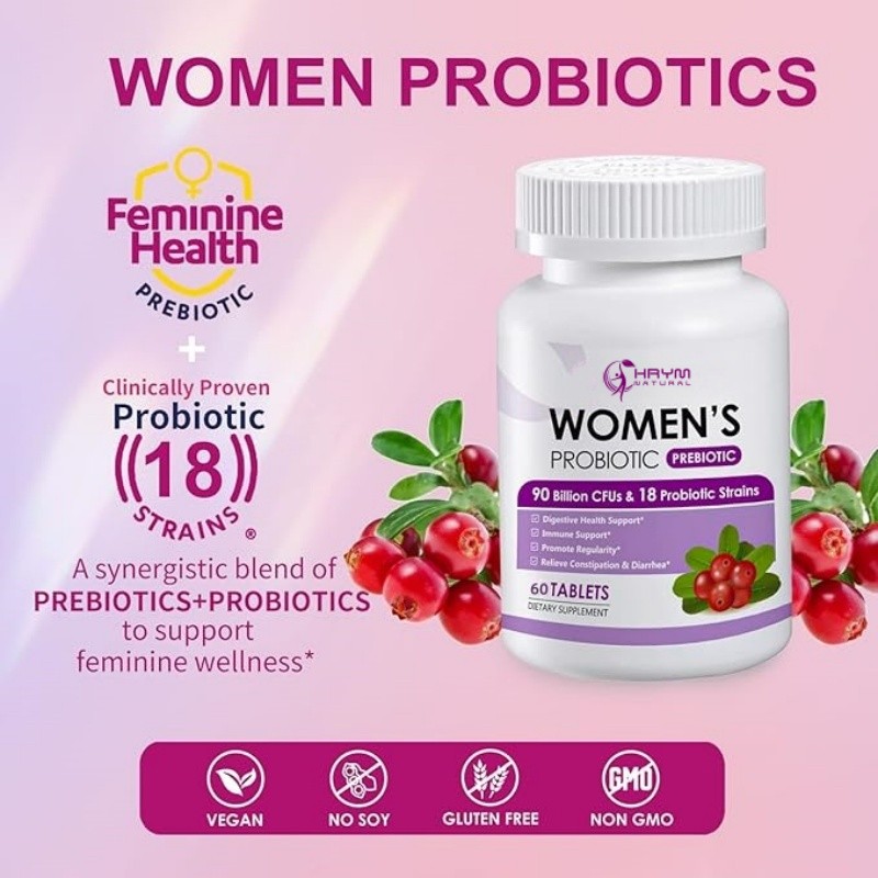 Female Probiotics Manufacturer - OEM 90 Billion CFU 18 Strains