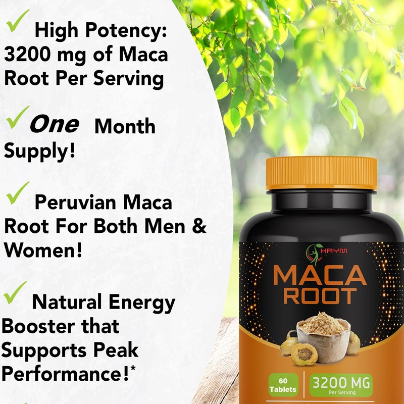 Maca Extract Tablets Factory - OEM Long Time Energy Hormone Balance