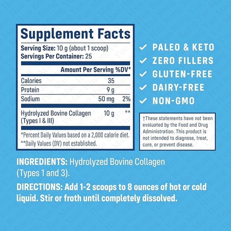 Marine Collagen Powder Supplier - OEM Hyaluronic Acid MSM Vitamin C