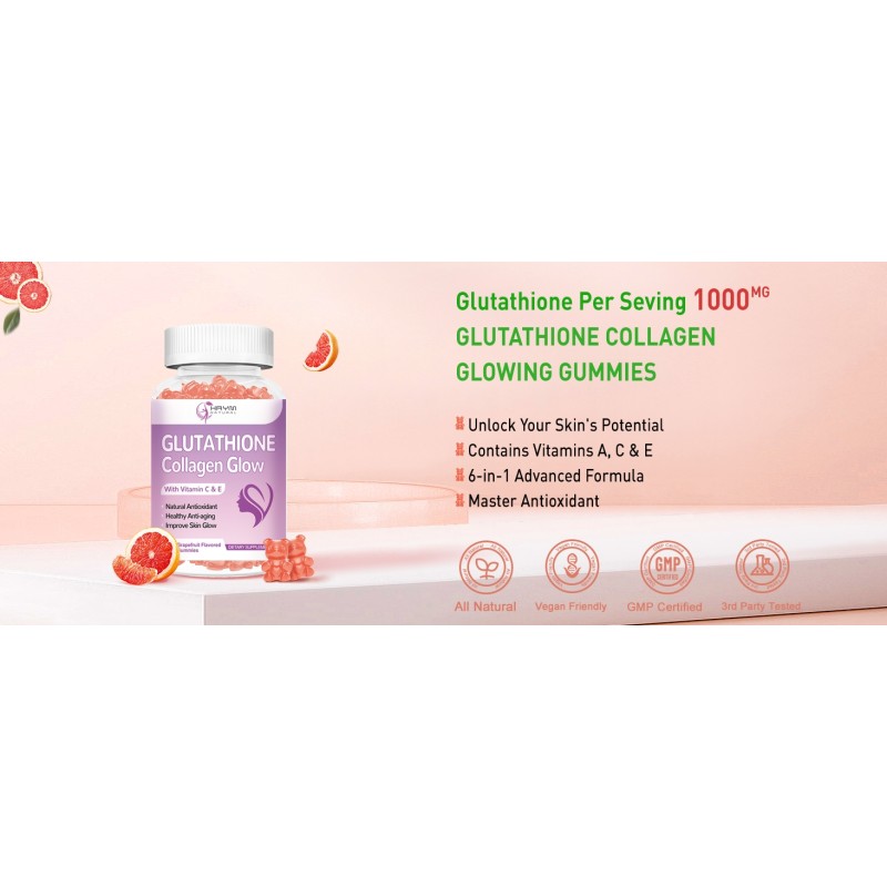 L-Glutathione Gummies Manufacturer - OEM Hair Nail Skin Supplement