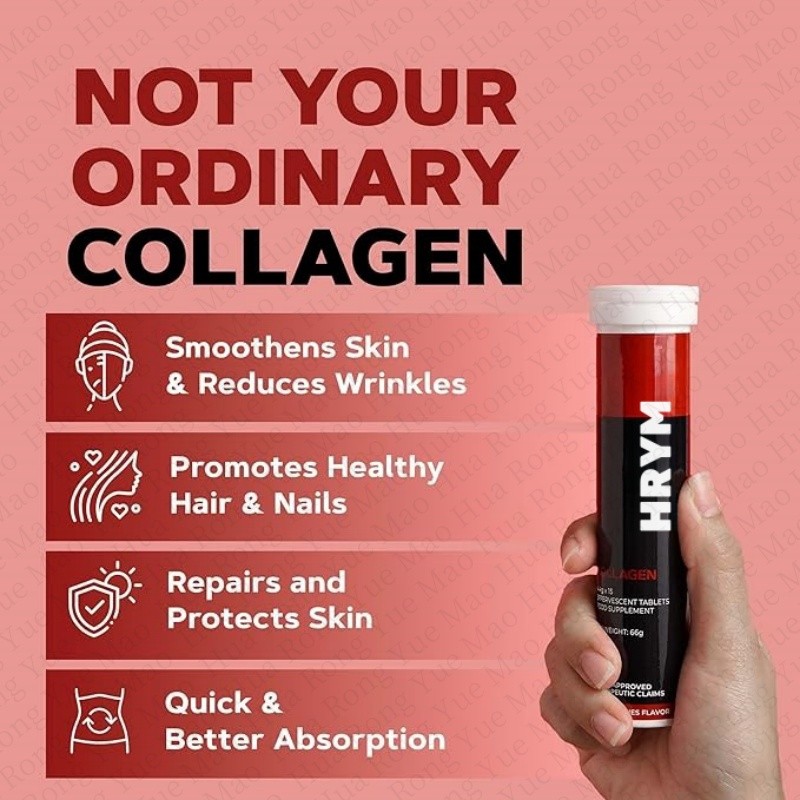 Collagen Effervescent Tablets Supplier - OEM Marine Peptide Vitamin E C