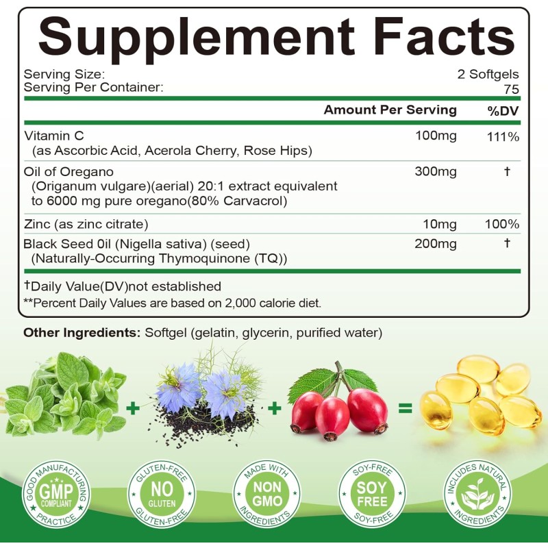 Oregano Capsules Manufacturer - OEM Natural Immunity Health Maintenance