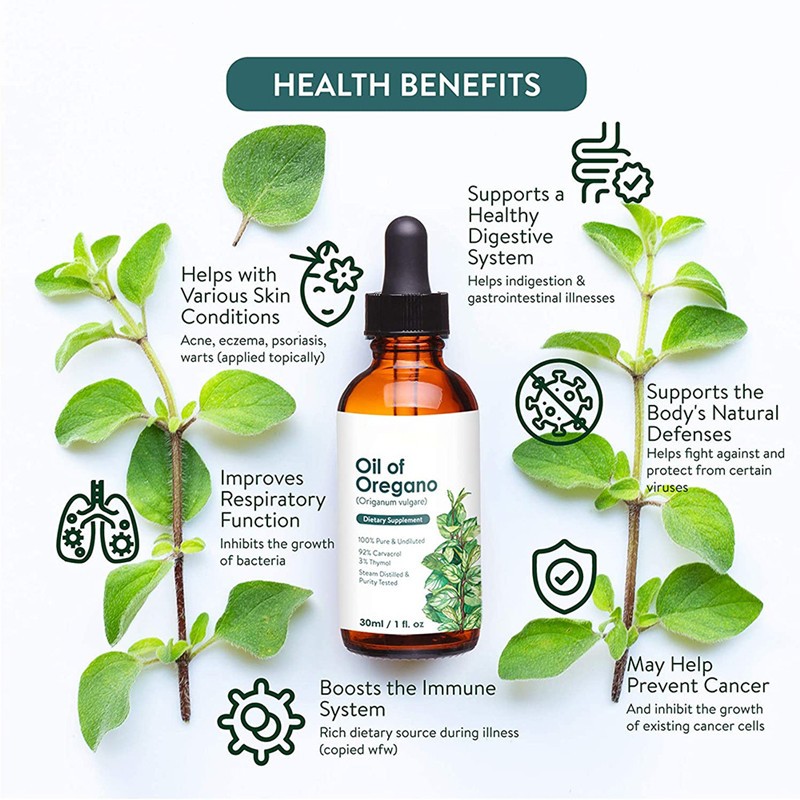 Oregano Oil Drops Manufacturer - Natural Enhance Immunity Slimming