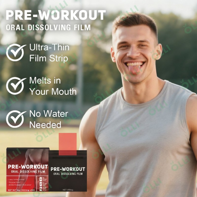 Pre Workout Oral Film Manufacturer - Energy Supplement Muscle Building