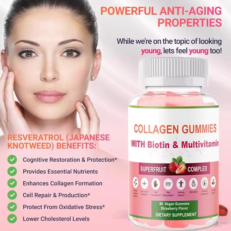 Collagen Gummies Manufacturer - Biotin Multivitamin Dark Spots