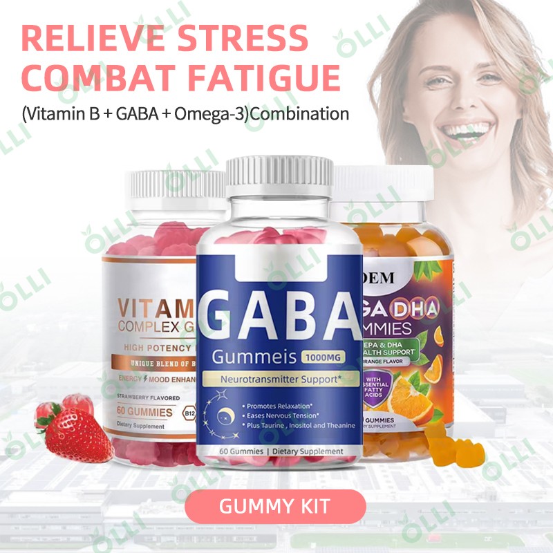 Omega-3 Fish Oil Softgel Manufacturer - Vitamin B GABA Gummies