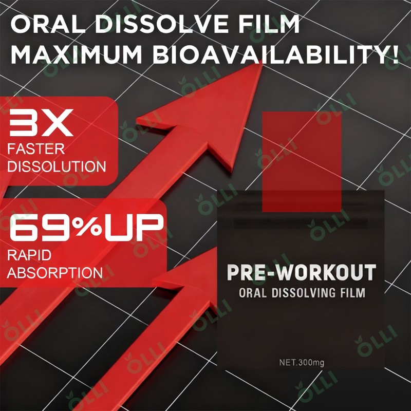 Pre Workout Oral Film Manufacturer - Energy Supplement Muscle Building