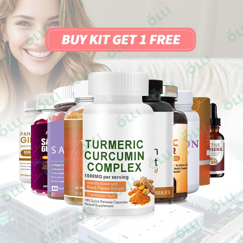 Dietary Supplement Kit Supplier - Turmeric Saffron Ginseng Capsules