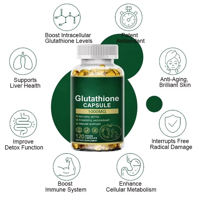 Glutathione Capsules Manufacturer - 1000mg Softgels Whitening