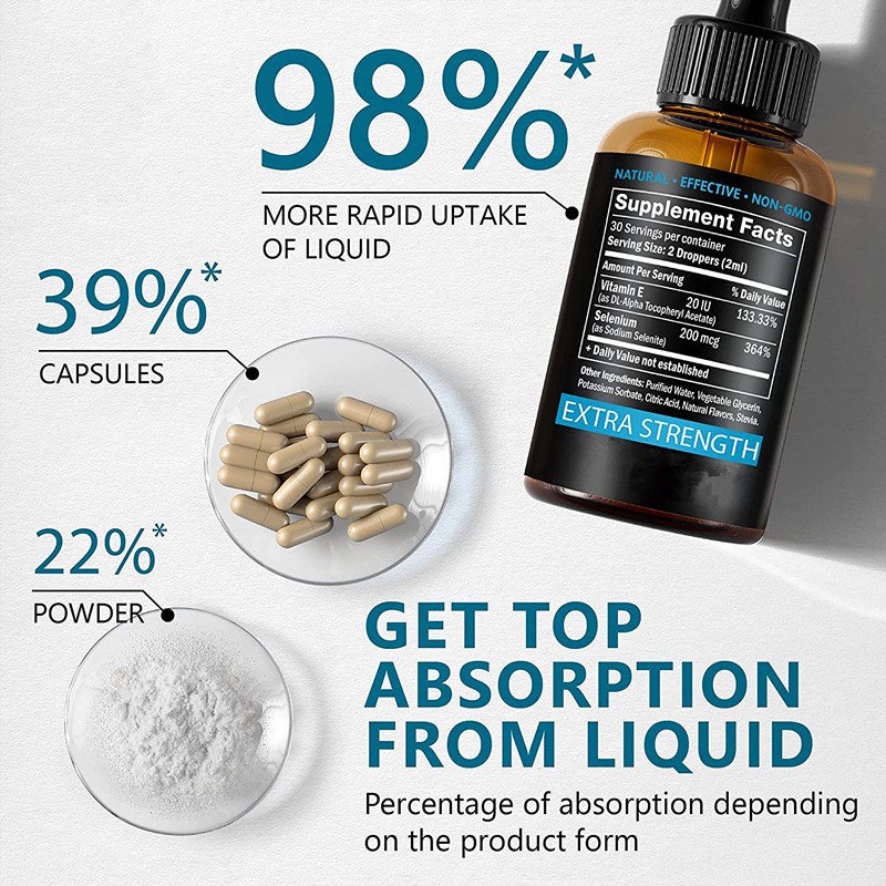 Selenium Drops Manufacturer - 200mcg Liver Health Immune Support