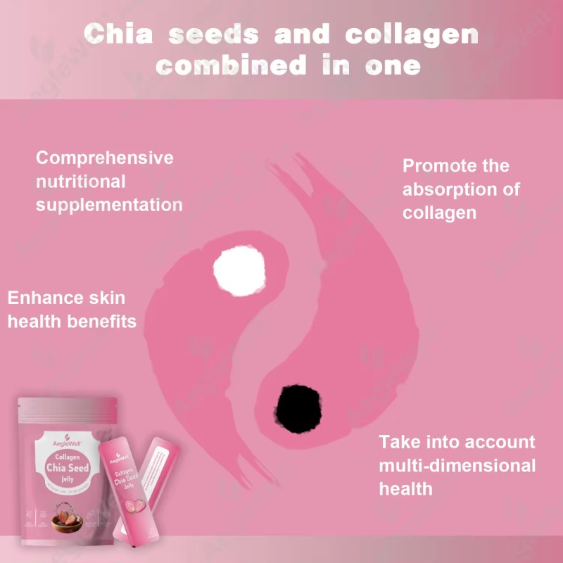 Vegan Collagen Jelly Supplier - Chia Seed Antioxidants Vitamins