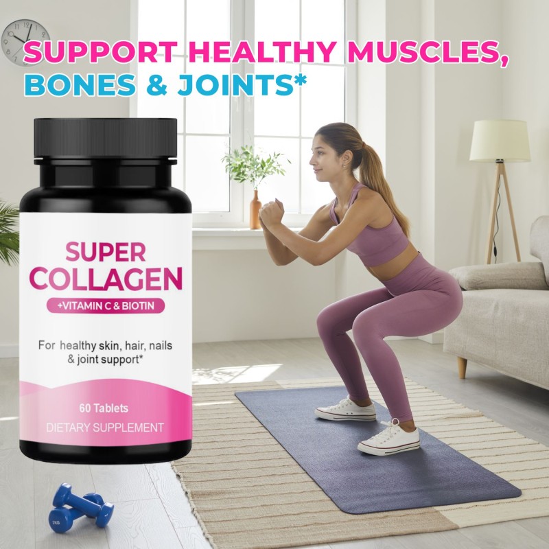 Super Collagen Tablets Supplier - Vitamin C Beauty Skin Hair