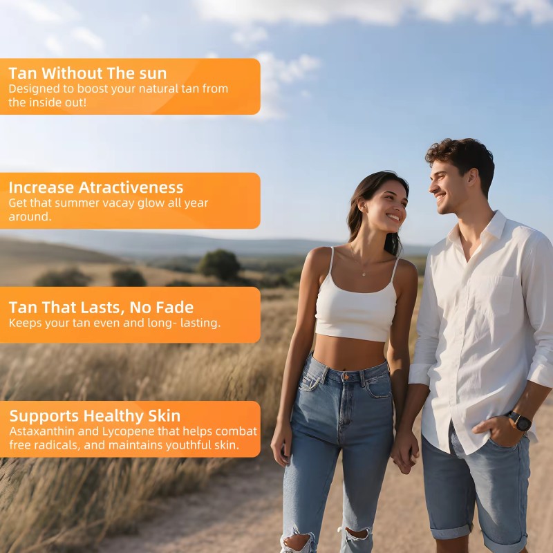 Tanning Gummies Supplier - Astaxanthin Beta-Carotene L-Tyrosine