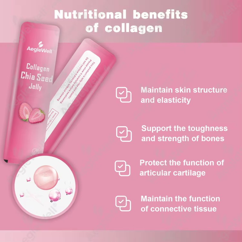 Vegan Collagen Jelly Supplier - Chia Seed Antioxidants Vitamins