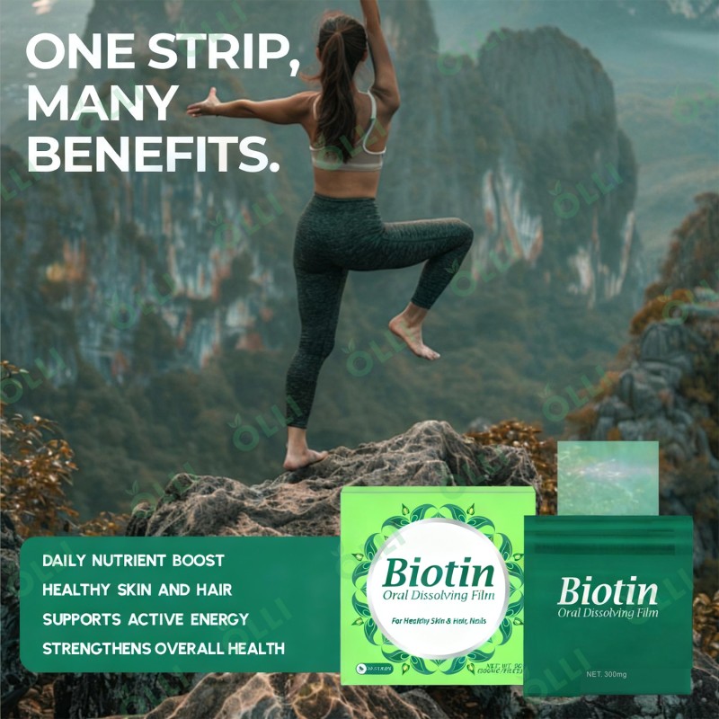 Biotin Oral Film Manufacturer - Fast Dissolving Supplement Strips