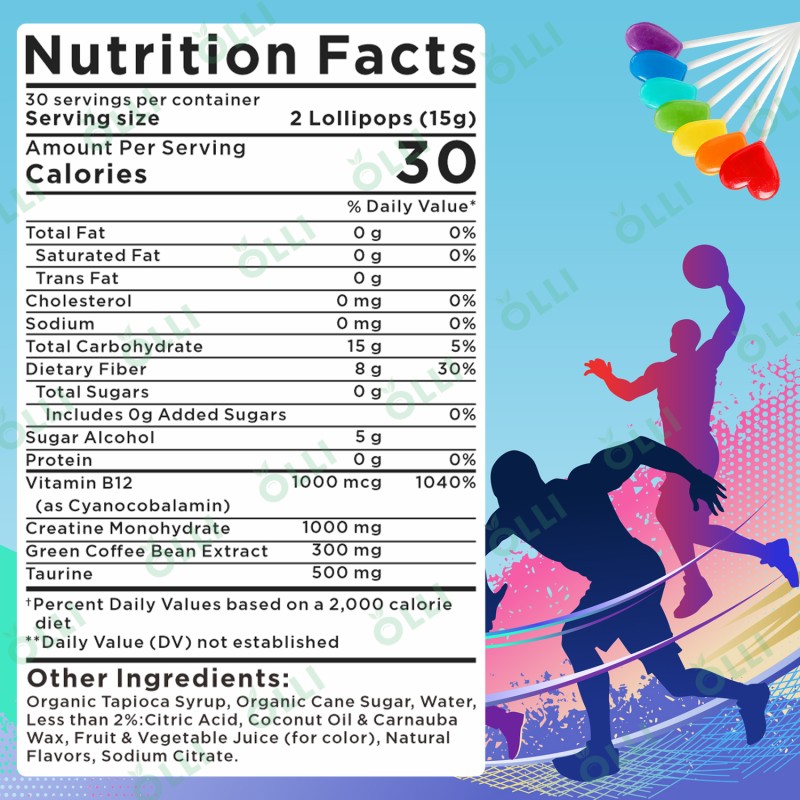 Creatine Lollipop Factory - BCAA Beta-alanine Pre-workout
