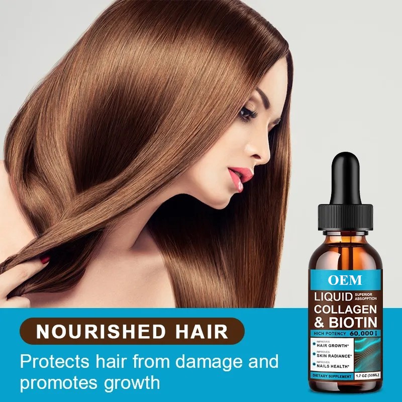 Collagen Liquid Drops Factory - Biotin Hair Growth Skin Radiance