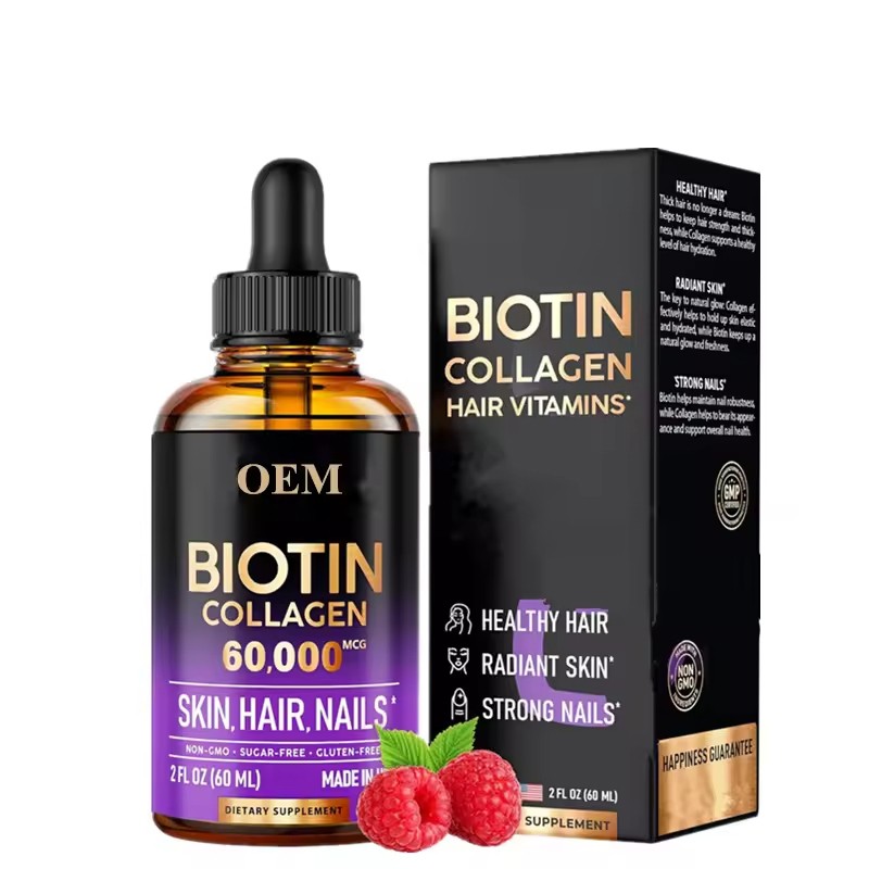 Biotin Collagen Liquid Supplier - Vitamins Oral Hair Nails Skin