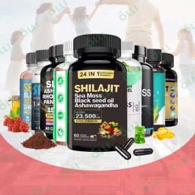 Herbal Supplement Kit Factory - Sea Moss Ashwagandha Shilajit