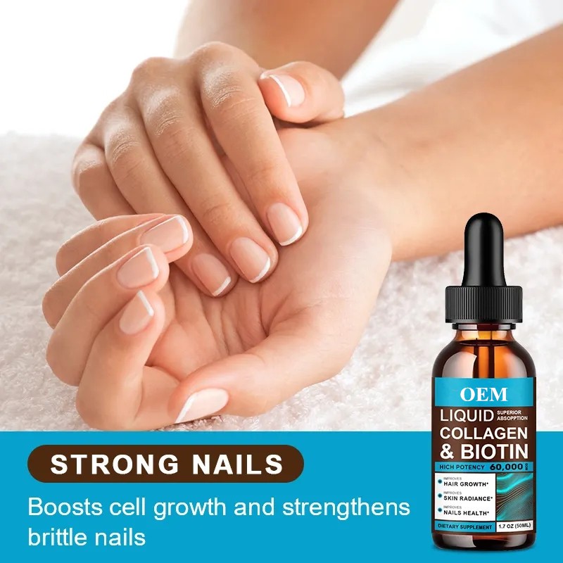 Collagen Liquid Drops Factory - Biotin Hair Growth Skin Radiance