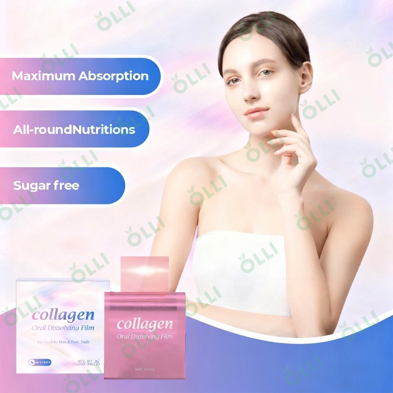 Collagen Oral Strips Factory - Beauty Biotin Hair Skin Health
