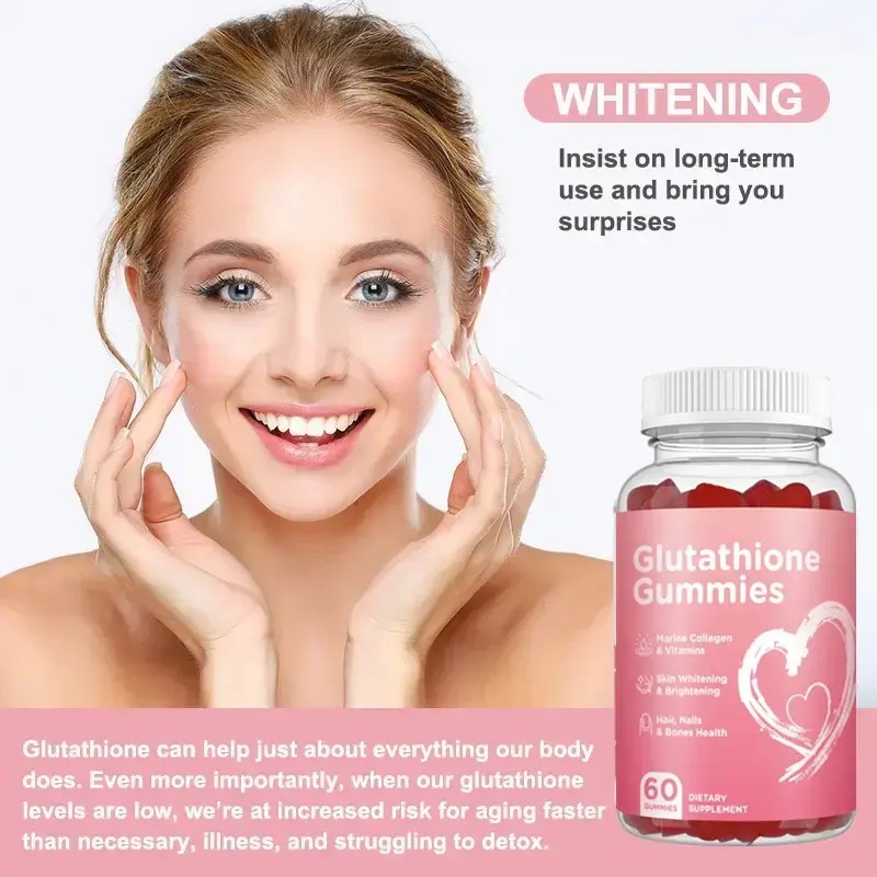Skin Whitening Gummies Factory - Glutathione Collagen Candies