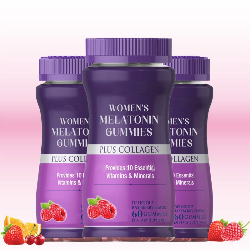 Multivitamin Gummy Supplier - Raspberry Collagen Women