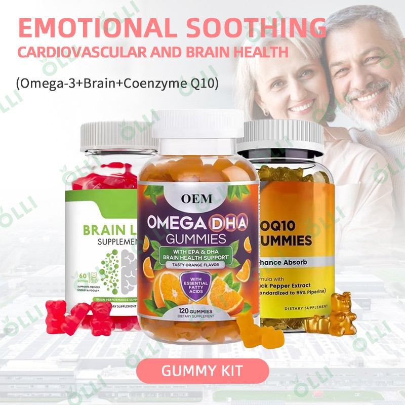Omega-3 DHA Gummies Manufacturer - Coenzyme Q10 Brain Health