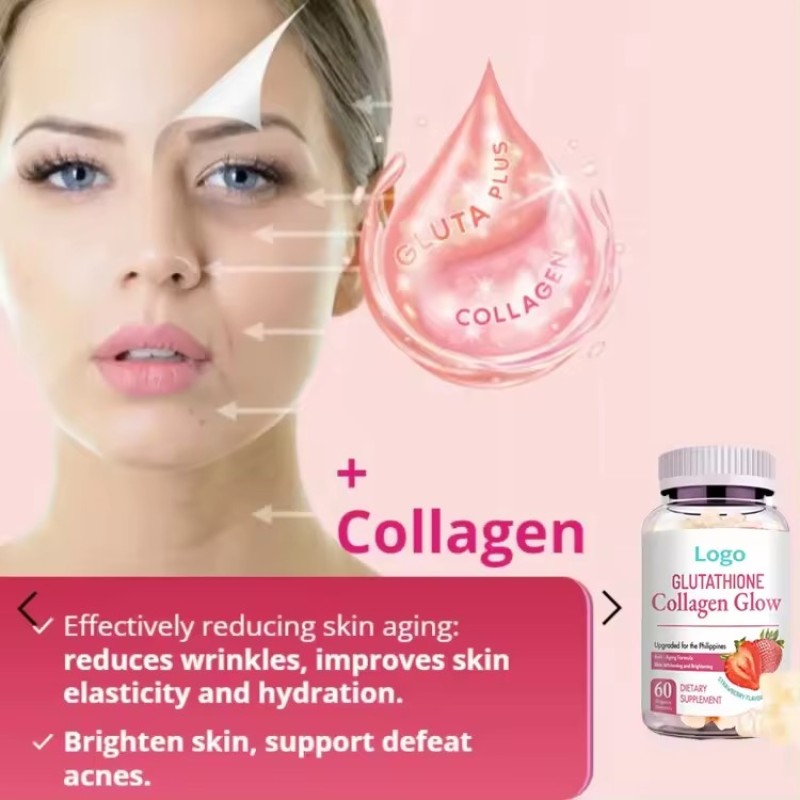 Skin Whitening Gummies Manufacturer - L-Glutathione Collagen Glow