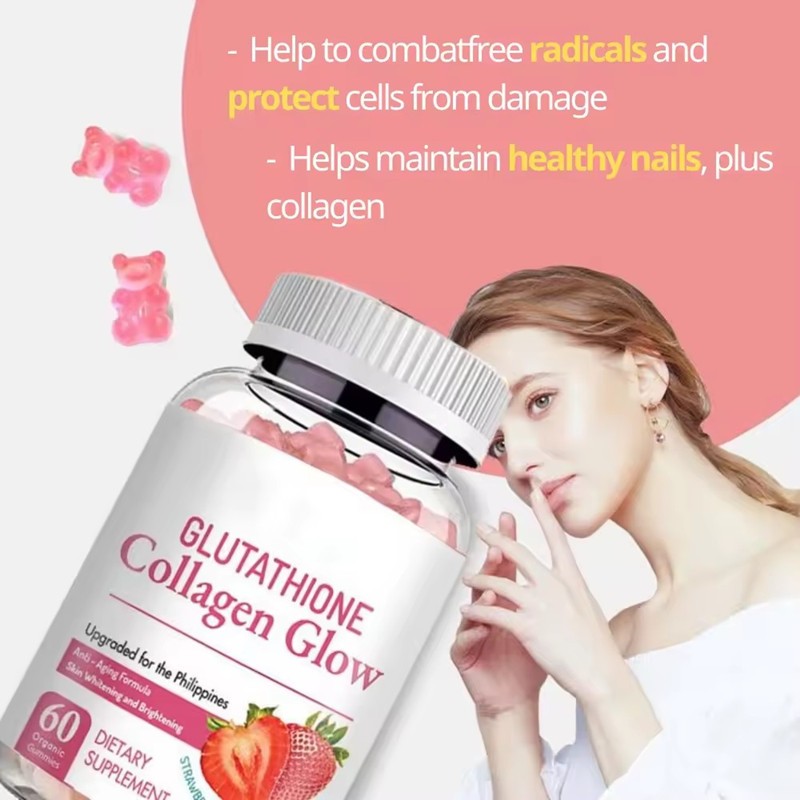 Glutathione Gummies Supplier - Collagen Vitamin C Nature Glow