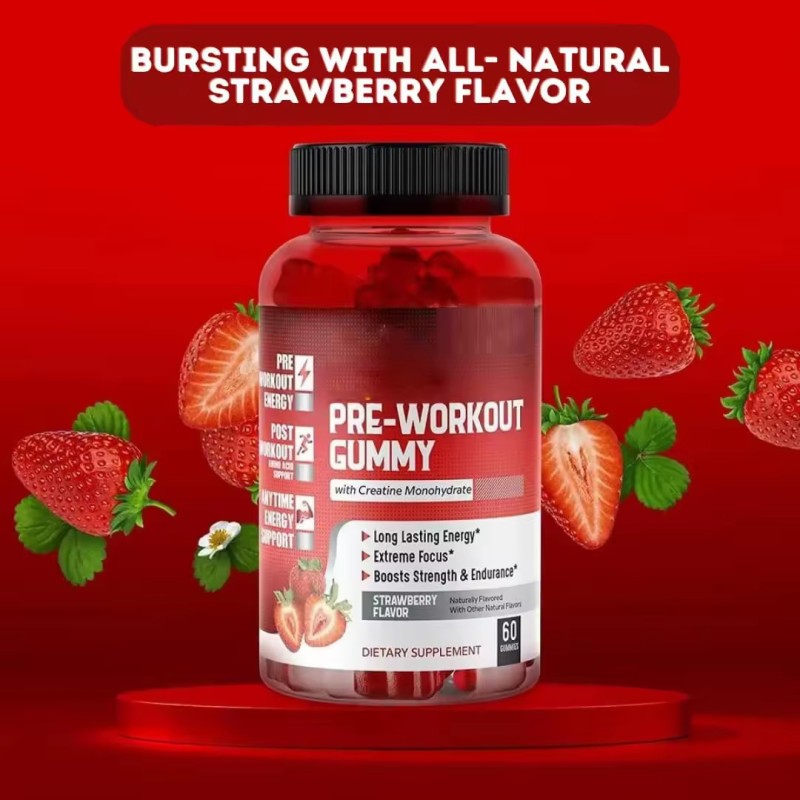 Pre Workout Gummies Supplier - Amino Energy Muscle Recovery