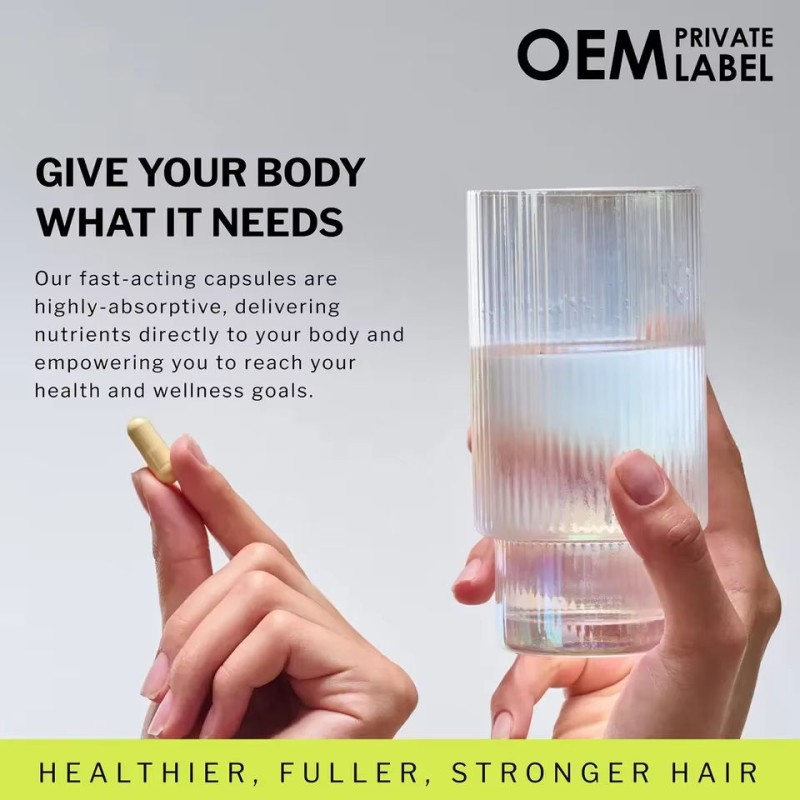 Hair Growth Capsules Manufacturer - DHT Blocker Biotin Vegan