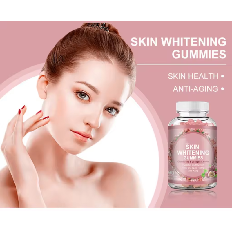 Skin Whitening Gummies Factory - Glutathione Herbal Collagen Candy