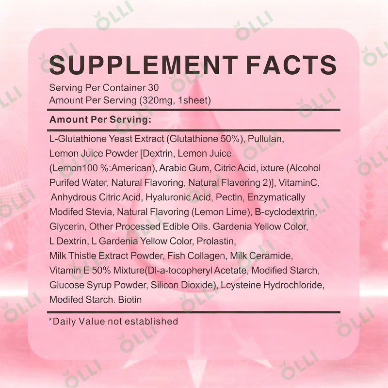 Glutathione Oral Film Manufacturer - Collagen Candy Skin Whitening