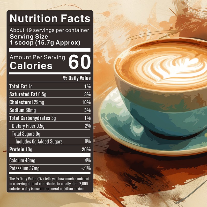 Instant Protein Coffee Factory - Keto Herbal Additive-Free