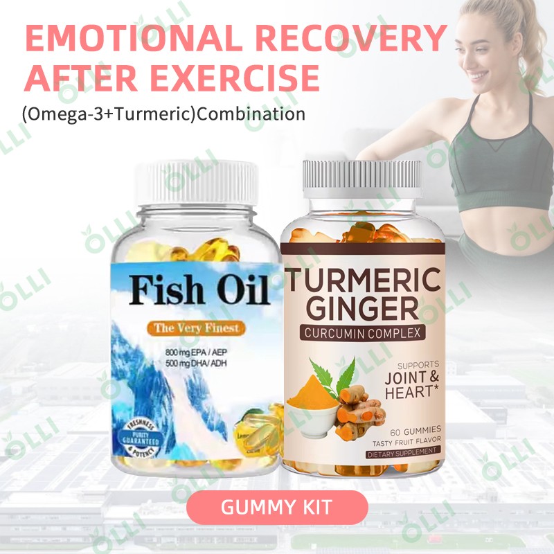 Dietary Supplement Kit Factory - Fish Oil Curcumin Emotional Recovery