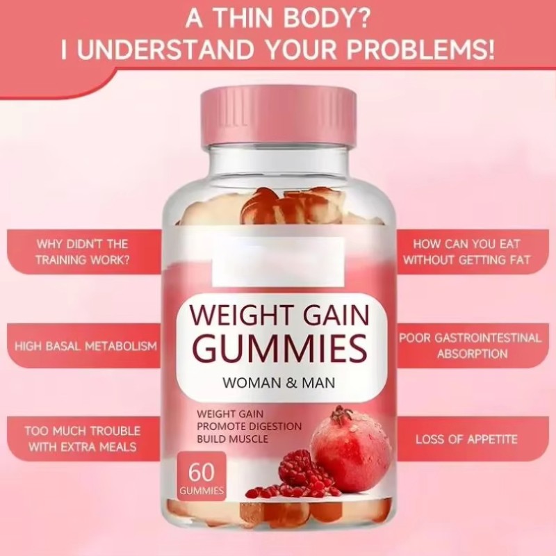 Weight Gain Gummies Manufacturer - Natural Appetite Enhance OEM