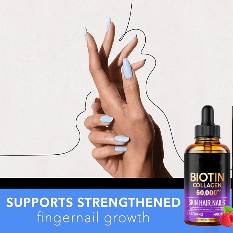 Collagen Biotin Liquid Manufacturer - Natural Supplement Glowing Skin