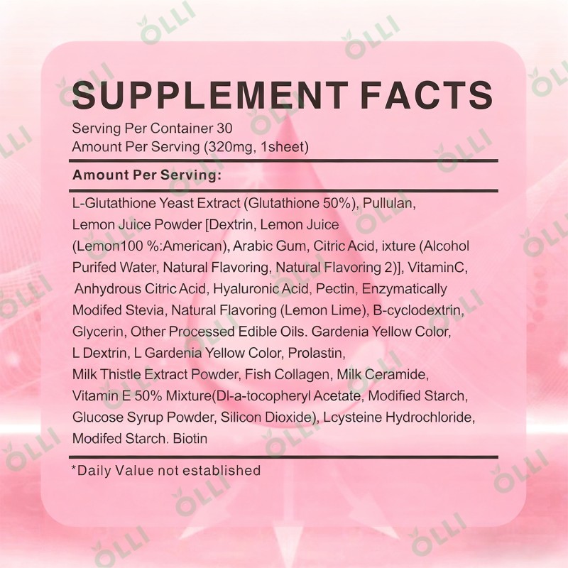 Glutathione Oral Film Manufacturer - Collagen Candy Skin Whitening