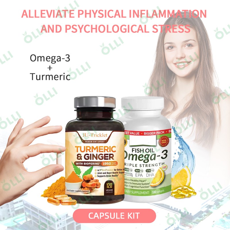 Dietary Supplement Kit Factory - Fish Oil Curcumin Emotional Recovery