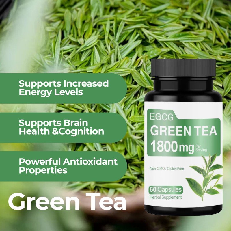 Green Tea Capsules Factory - EGCG Extract Slimming Products