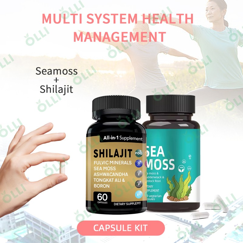 Herbal Supplement Kit Factory - Sea Moss Ashwagandha Shilajit
