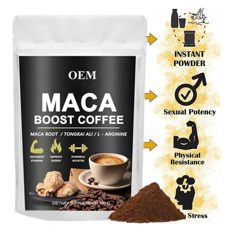 Black Maca Coffee Manufacturer - Reishi Organic Energy Man