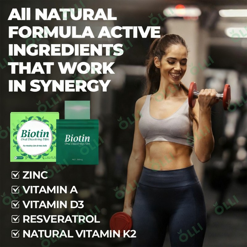 Biotin Oral Film Manufacturer - Fast Dissolving Supplement Strips
