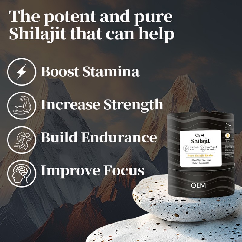 Shilajit Resin Supplier - OEM Gold Grade Fulvic Acid Trace