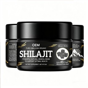 Shilajit Resin Factory - OEM 500mg Fulvic Acid Energy Boost