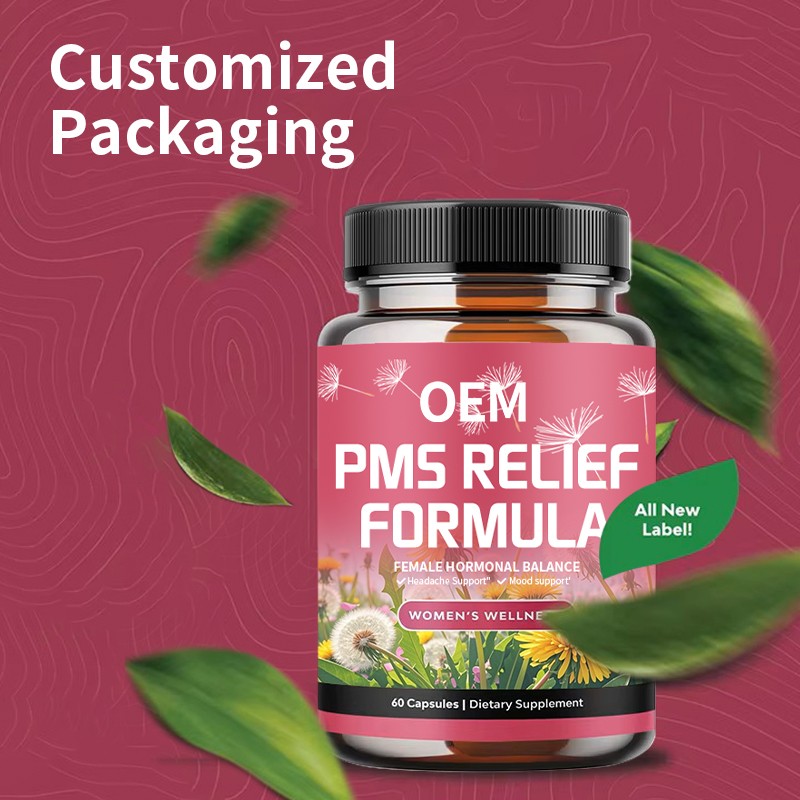 Women Health Capsules Supplier - OEM Chaste Berry Lemon Balm PMS