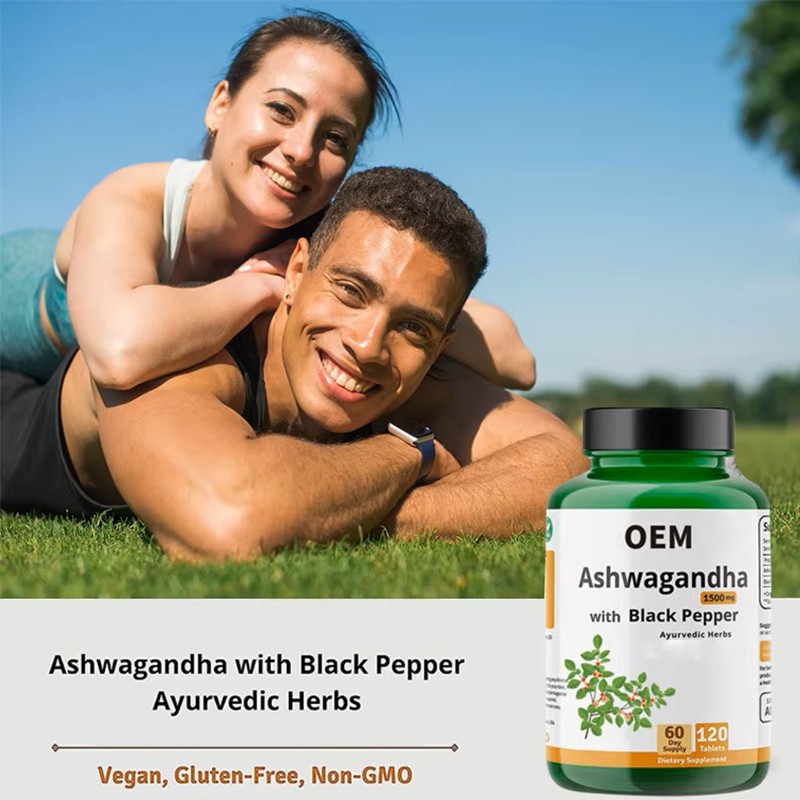 Ashwagandha Tablets Supplier - OEM 1500mg Stress Relief Energy